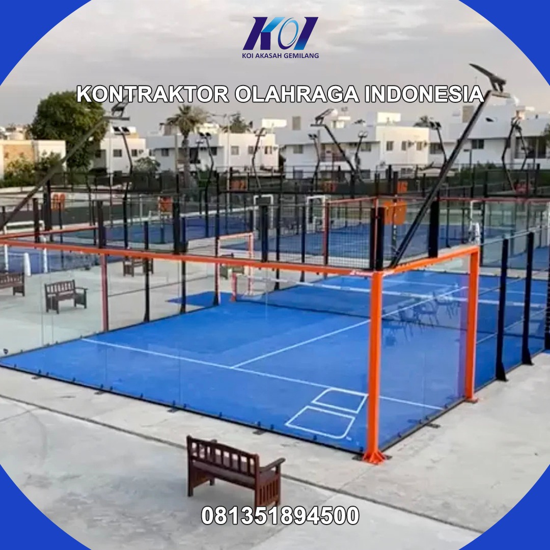 081351894500 Harga Biaya jasa pembuatan lapangan padel Murah Kualitas Bagus Terpercaya Terbaik Bergaransi Berpengalaman